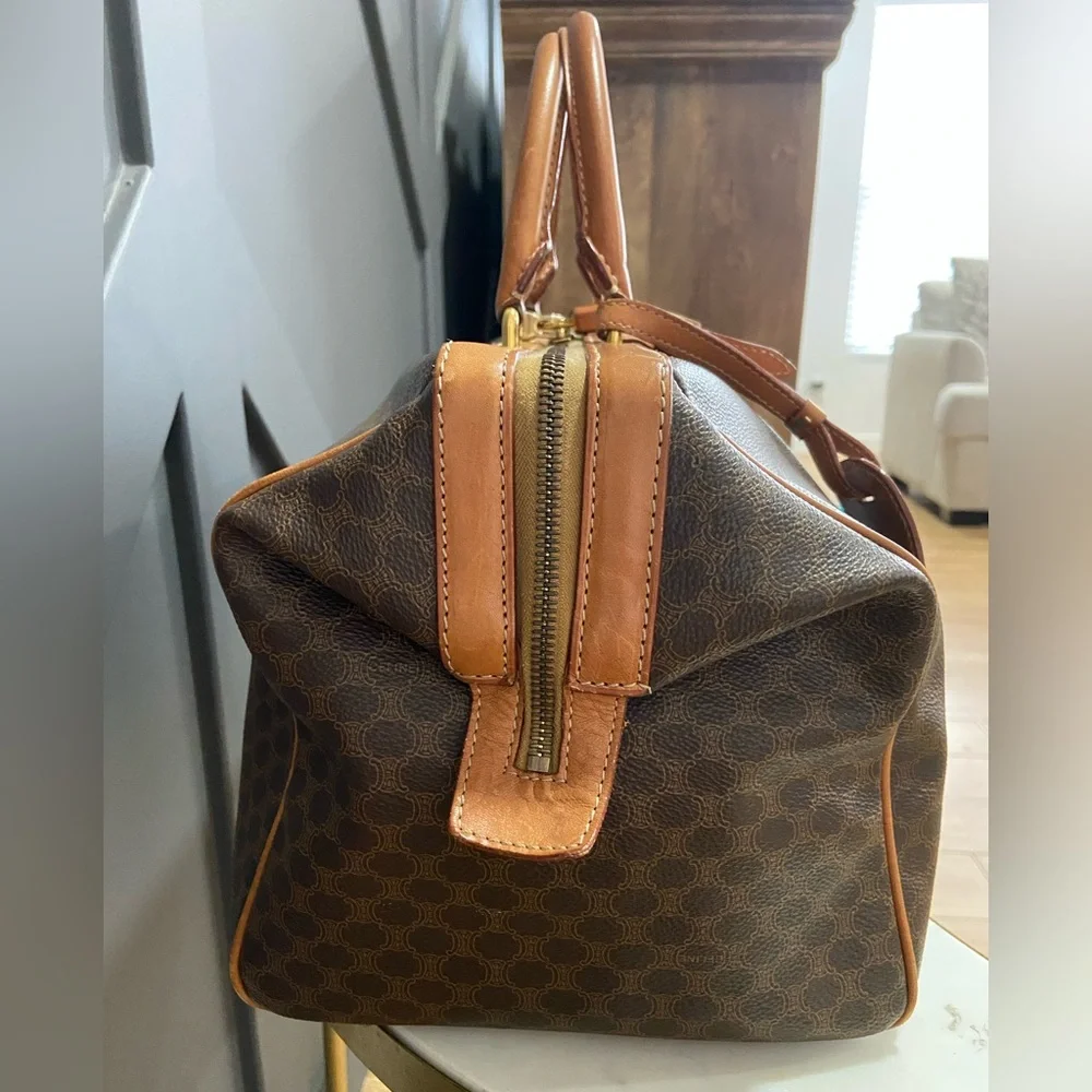 Authentic CELINE Vintage Weekender Travel Bag